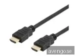 HDMI-kabel Deltaco flexibel, 4K@30Hz, 5 meter - Svart