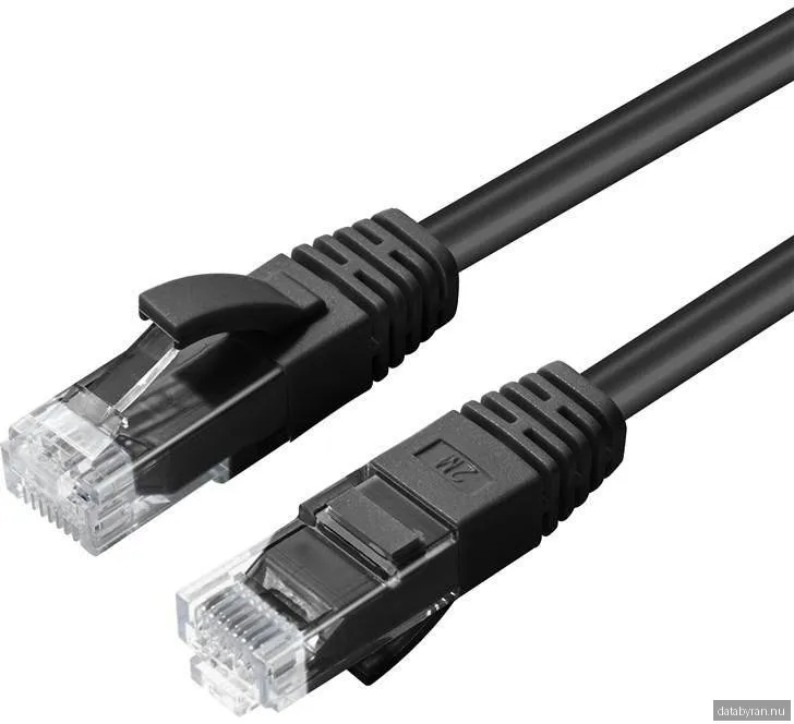 Nätverkskabel MicroConnect oskärmad U/UTP Cat.6a, RJ45, 500MHz, LSZH, 15 meter - Svart