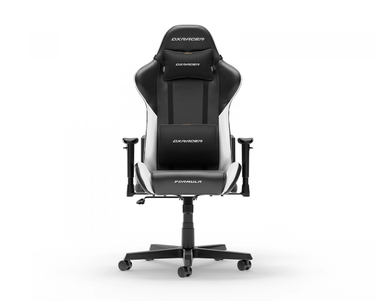 DXRacer FORMULA L Svart & Vit PVC Läder (DEMO)