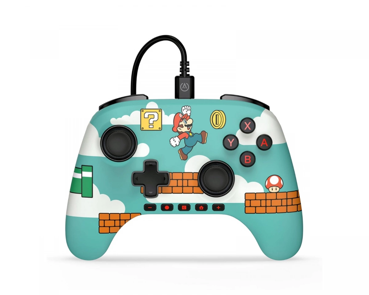 PowerA Advantage trådbunden handkontroll för Nintendo Switch 2 - Mario-tid