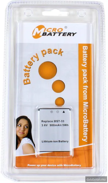 MicroBattery SonyEricsson K800i/W300i/W850i (BST-33)