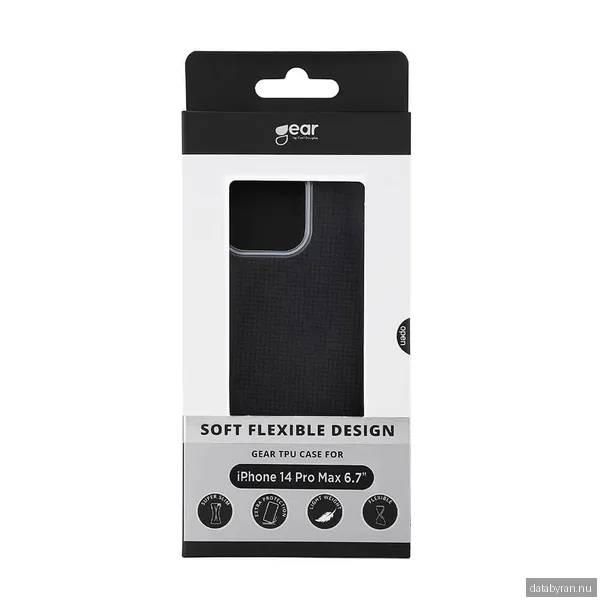 GEAR Phone Case TPU Transparent - iPhone 14 Pro Max