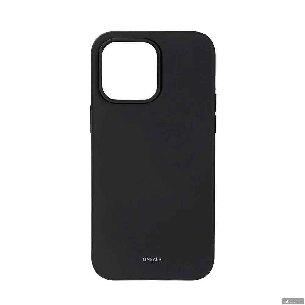 ONSALA Phone Case Silicone Black - iPhone 14 Pro Max
