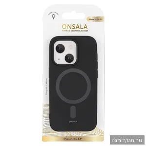 ONSALA Backcover Silicone MagSeries iPhone 14 Pro Black
