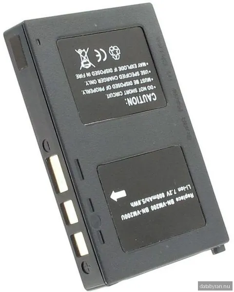 Batteri JVC BN-VM200, 800 mA (till GZ-MC100/200/500)