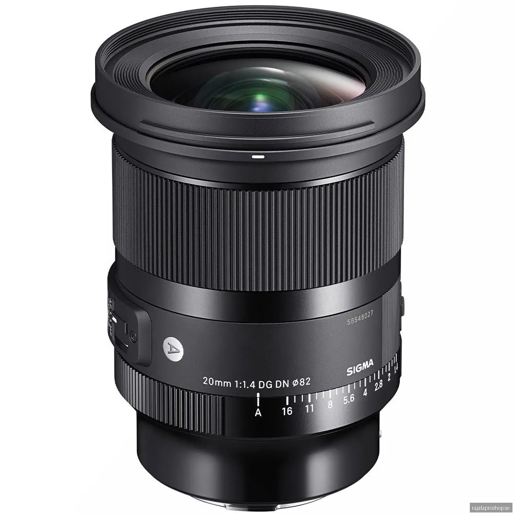 Sigma 20mm f/1.4 DG DN Art Till Sony FE