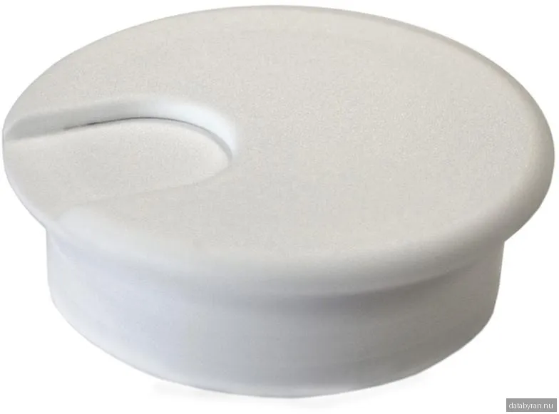 Bordsgenomföring Kondator, Ø 60mm - Vit