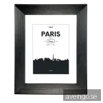 HAMA Ram Paris 30x40cm, med passepartout 20x28cm - Svart