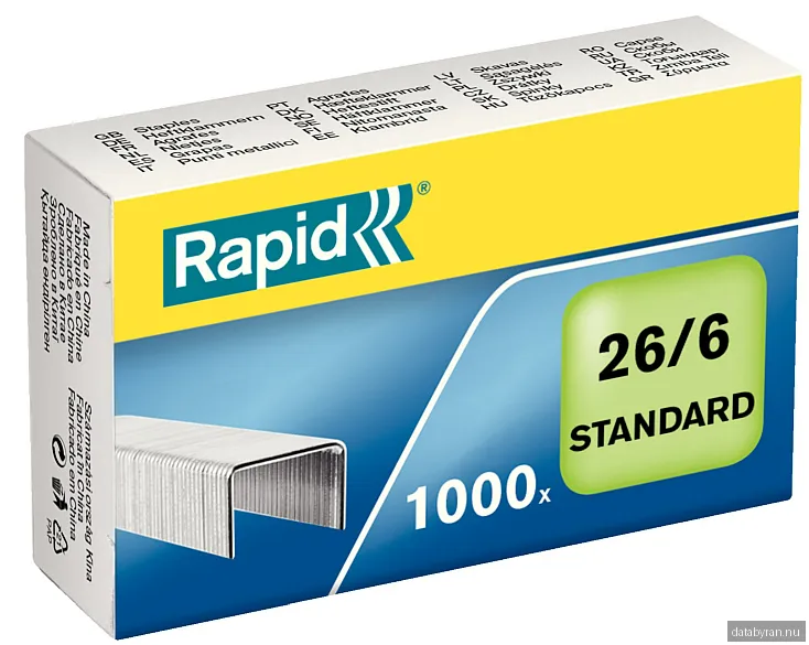 Rapid Häftklammer Standard 26/6 gal.1000