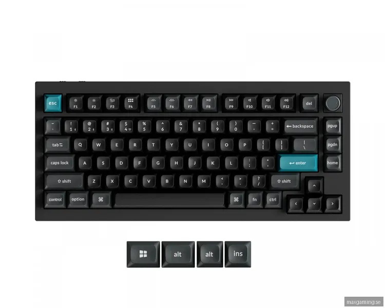 Keychron Q1 Ultra 75% 8K Red Trådlöst Gamingtangentbord
