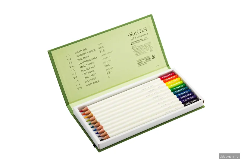 Ritpennor Tombow Irojiten vol 2 Vivid tone, 10 färger
