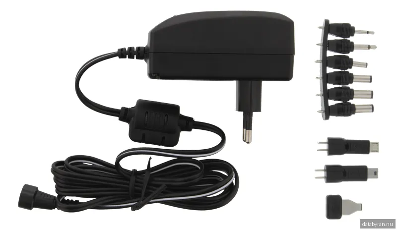 Nordic Quality AC/DC Plugin Adapter