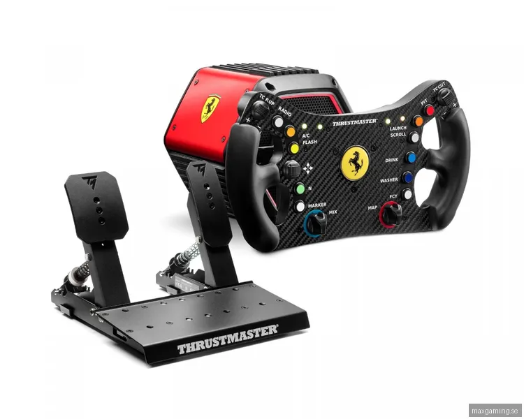 Thrustmaster T818 + F488 + Raceline LTE Bundle - Ratt & Pedaler (PC)