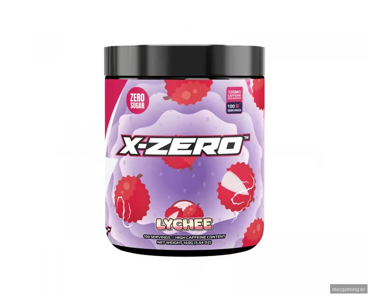 X-Gamer X-Zero Lychee - 100 Serveringar