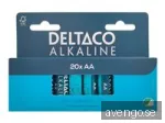 Deltaco battery - 20 x AA / LR6 - Alkaline