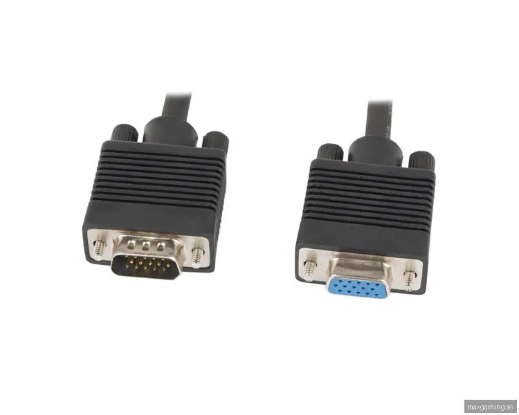 Lanberg VGA (Hane) till VGA (Hona) Förlägningskabel 5 Meter