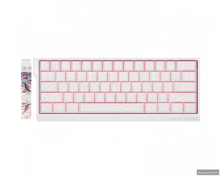 FGG MAD60 Flagship HE ANSI Tangentbord [Magneto Gaming] - Vit