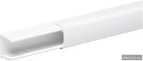 Kabellist/minikanal OptiLine R9003, 18x20mm, 2,1m - vit