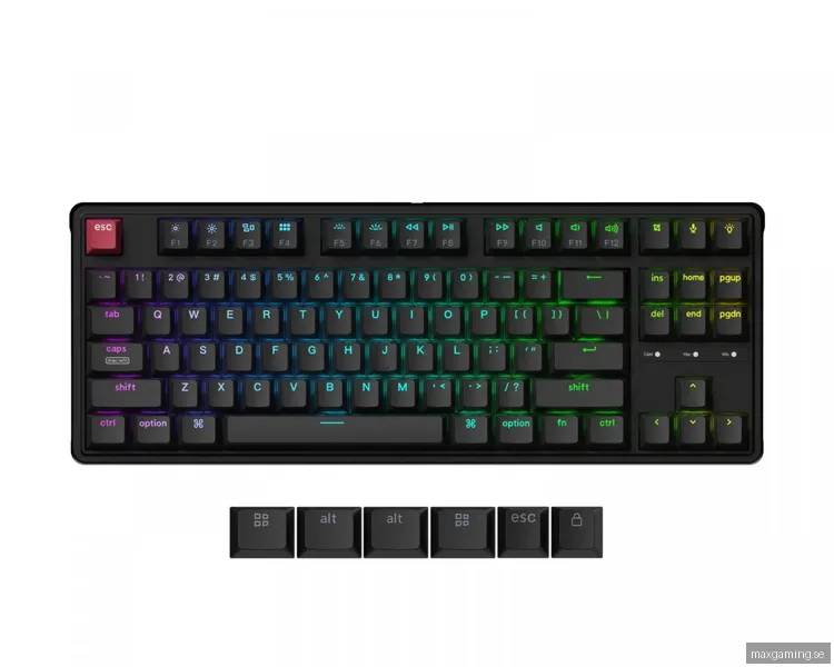 Keychron C3 Pro 8K QMK ISO Mekaniskt Tangentbord [K Super Red] (DEMO)