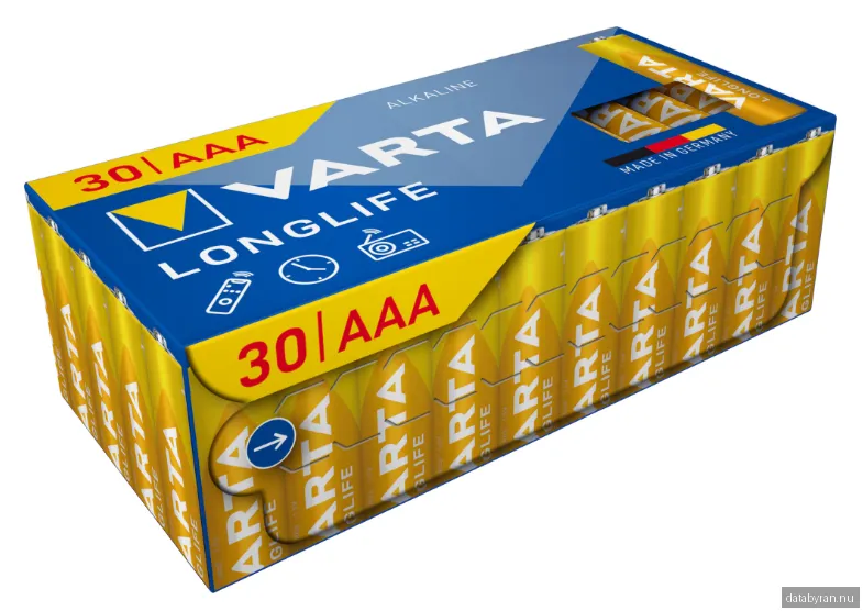 Varta Longlife AAA-batteri 7042413 (30-pack)