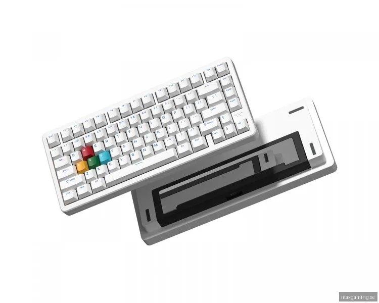 Womier Keyboard SK75 TMR/HE Trådlöst Tangentbord - Vit