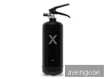 Fire extinguisher, black, 2kg ABC powder, wall mount