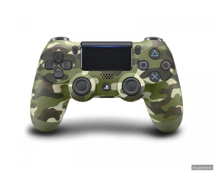 Sony Dualshock 4 Trådlös PS4 Kontroll v2 - Green Camouflage (Refurbished)