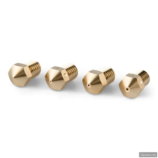 RepRap M6 Brass Nozzle 3mm - 0,4 mm - 4 pcs