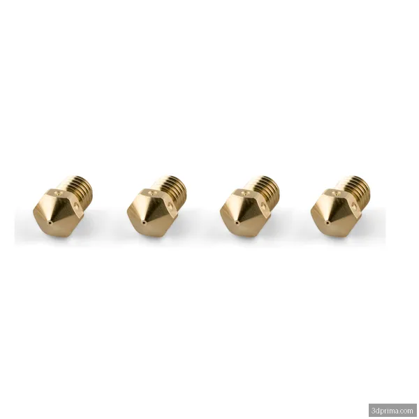 RepRap M6 Brass Nozzle 0,4 mm - 1,75 mm - 4 pcs