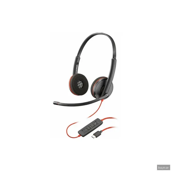 HP Poly Blackwire 3320 Stereo USB-C Headset +USB-C/A Adapter (8X219AA)