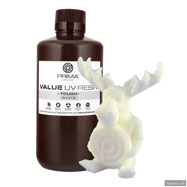 PrimaCreator Value Tough UV Resin (ABS Like) - 1 kg - White