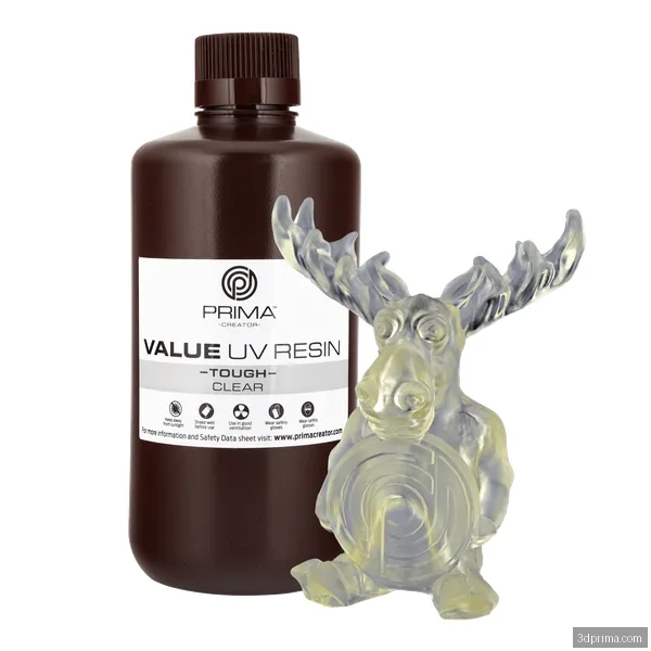 PrimaCreator Value Tough UV Resin (ABS Like) - 1 kg - Clear
