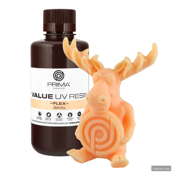PrimaCreator Value Flex UV Resin - 500 g - Skin