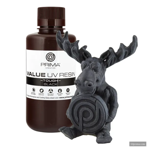 PrimaCreator Value Tough UV Resin (ABS Like) - 500 g - Black