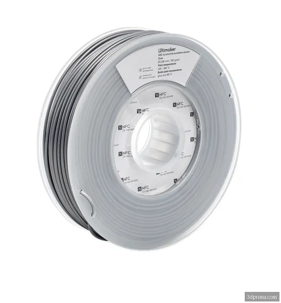 Ultimaker ABS - 2.85 mm - 750 g - Silver