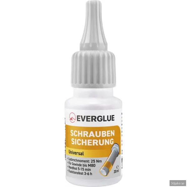 Everglue Skruvlåsning, hög styrka