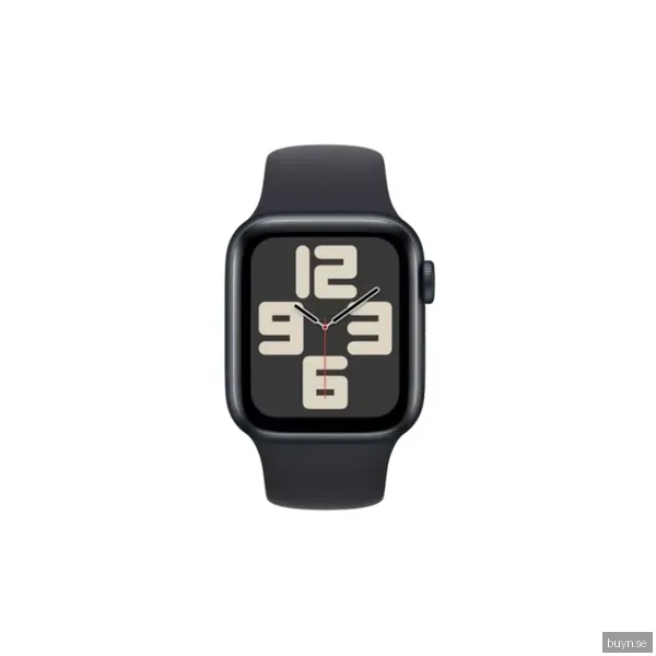 Apple Watch SE - GPS - 44mm - Midnatt Aluminiumboett - Midnatt Sportband M/L