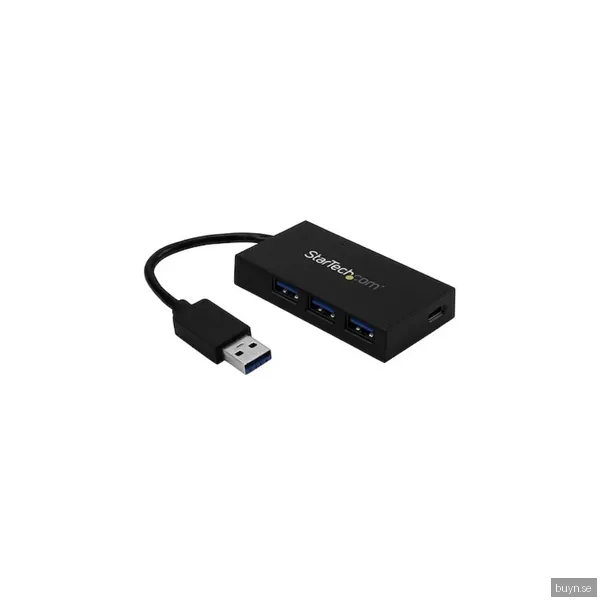 StarTech.com USB 3.0 Hub 4-Port USB Hub - 4 porte - Svart