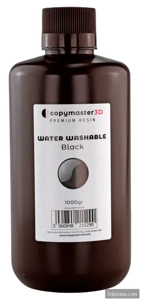 Copymaster3D Water Washable UV Resin - 1 kg - Black