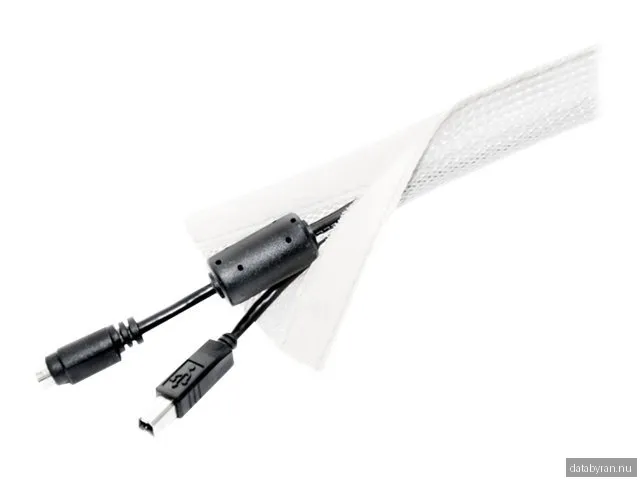 Kabelstrumpa Multibrackets M Universal Cable Sock Velcro White, 2 meter