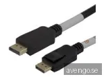 Deltaco - DisplayPort cable - DisplayPort to DisplayPort - 50 cm