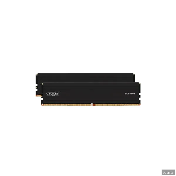 Crucial PRO DDR5-5600 - 64GB - CL46 - Dual Channel (2 pcs) - AMD EXPO - Svart