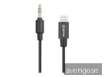 BOYA BY-K1 - Lightning till hörlursuttag-adapter