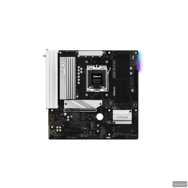 ASRock B850M Pro RS WiFi Moderkort - AMD B850 - AMD AM5 socket - DDR5 RAM - Micro-ATX