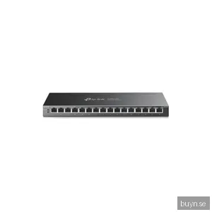 TP-Link TL-SG116P 16-Port Gigabit Desktop Switch med 16-Port PoE+