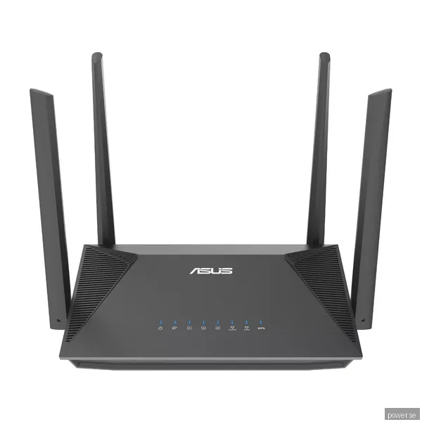 ASUS RT-AX52 Wi-Fi 6 - Trådlös router - Svart
