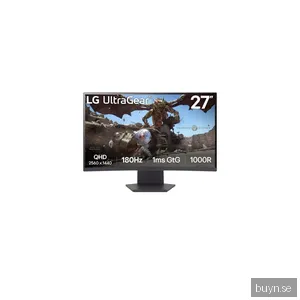 27" LG UltraGear 27GS60QC-B - 2560x1440 (QHD) - 180Hz - VA
