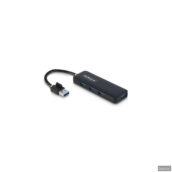 StarTech.com 4-Port USB-A Hub 5Gbps Bus Powered Small Travel Mini Hub - hub - 4 ports USB Hub - USB 3.2 - 4 porte - Svart