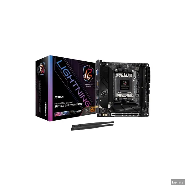 ASRock B650I LIGHTNING WIFI Moderkort - AMD B650 - AMD AM5 socket - DDR5 RAM - Mini-ITX