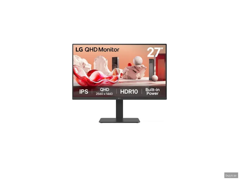 27" LG 27BA54QB-B - LCD monitor - 27" - HDR